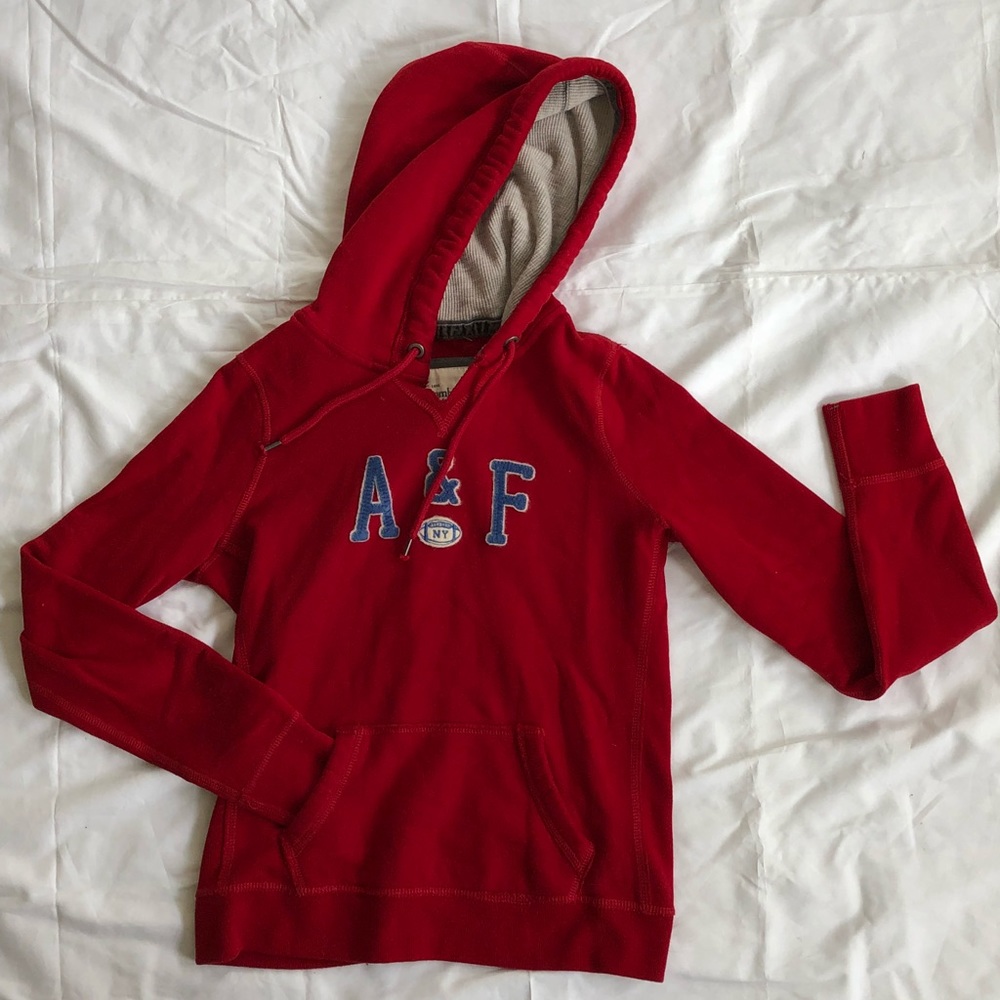 A Vibrant Red Hoodie!